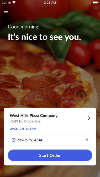 West Hills Pizza Company Screenshot