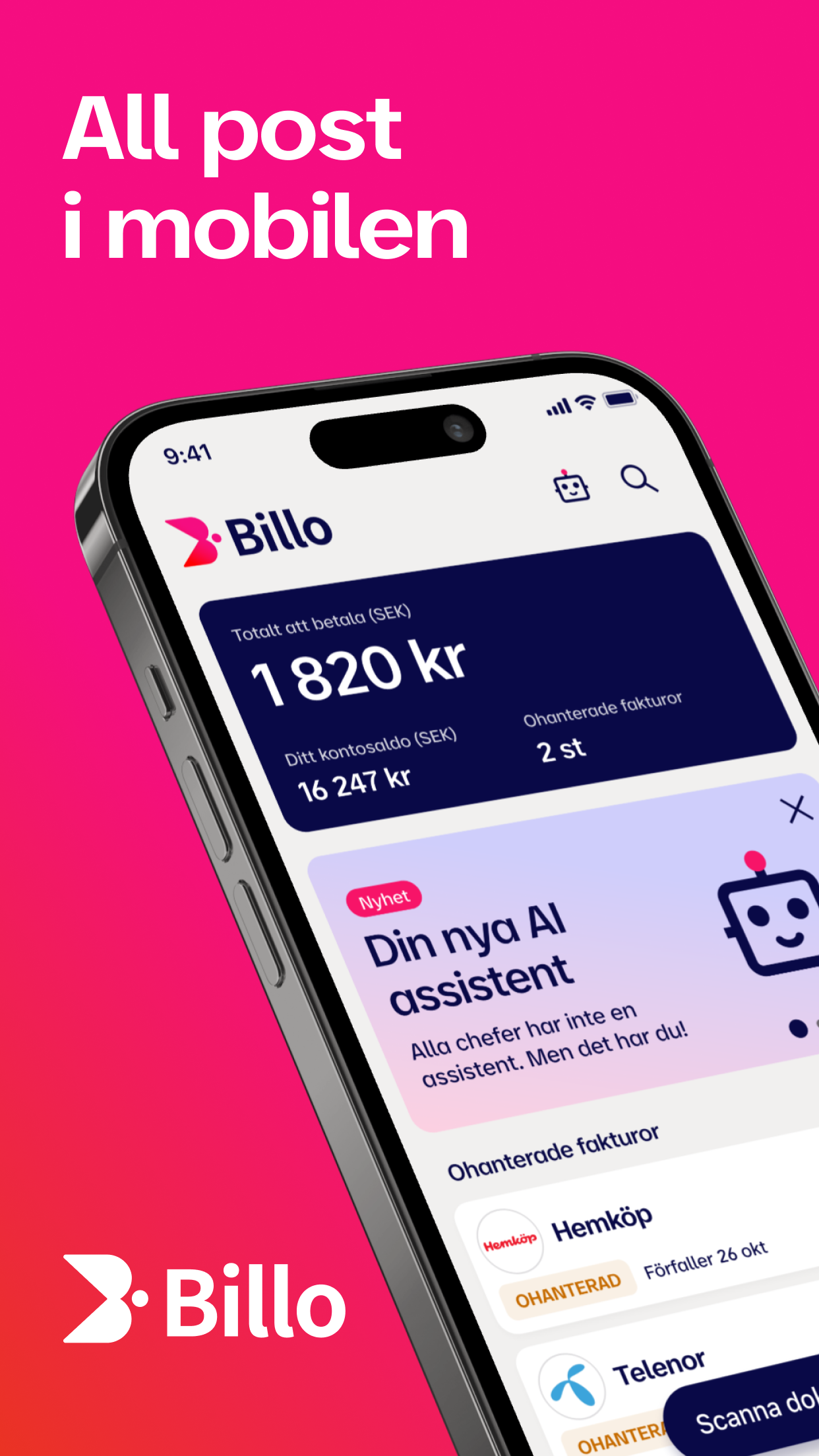 Billo | Digital brevlåda