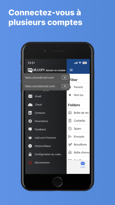 Screenshot #3 pour mail.com - boite email & cloud