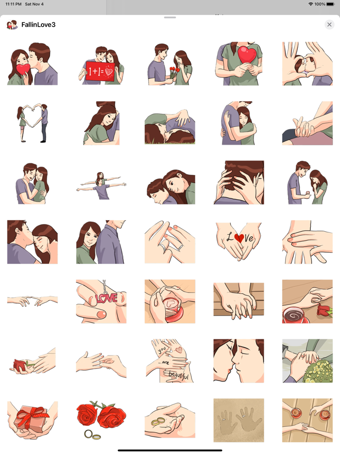 Signs of Fall in Love Pack3