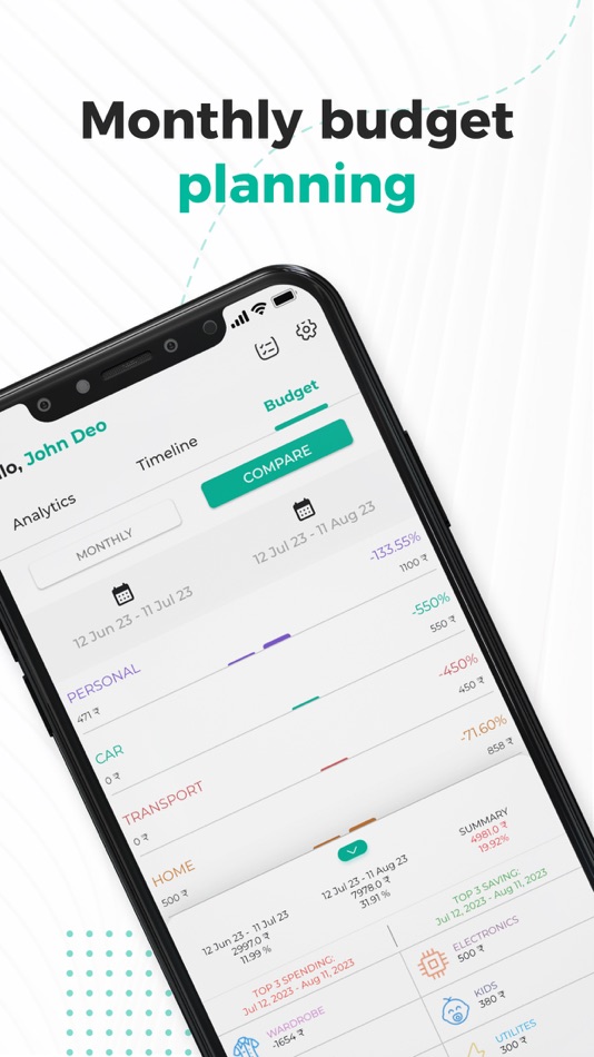 #1. Expense Tracker : Xpensebee! (iOS) 由: ViPrak Web Solutions