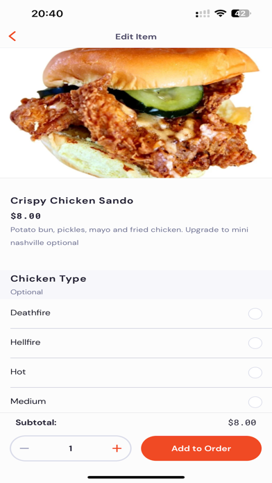 Lovebirds Hot Chicken Screenshot