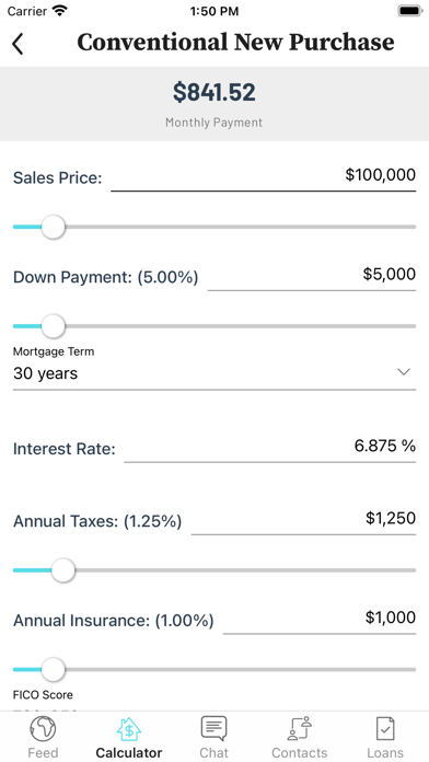 NEO Home Loans Screenshot