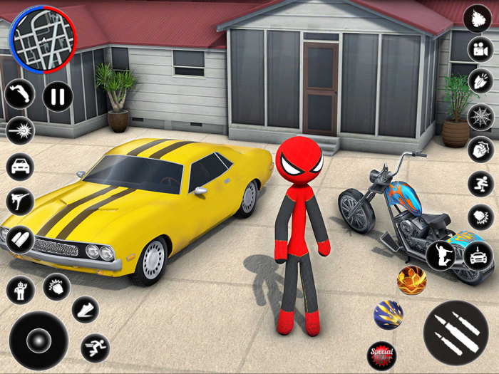 Stickman Rope Hero Simulator