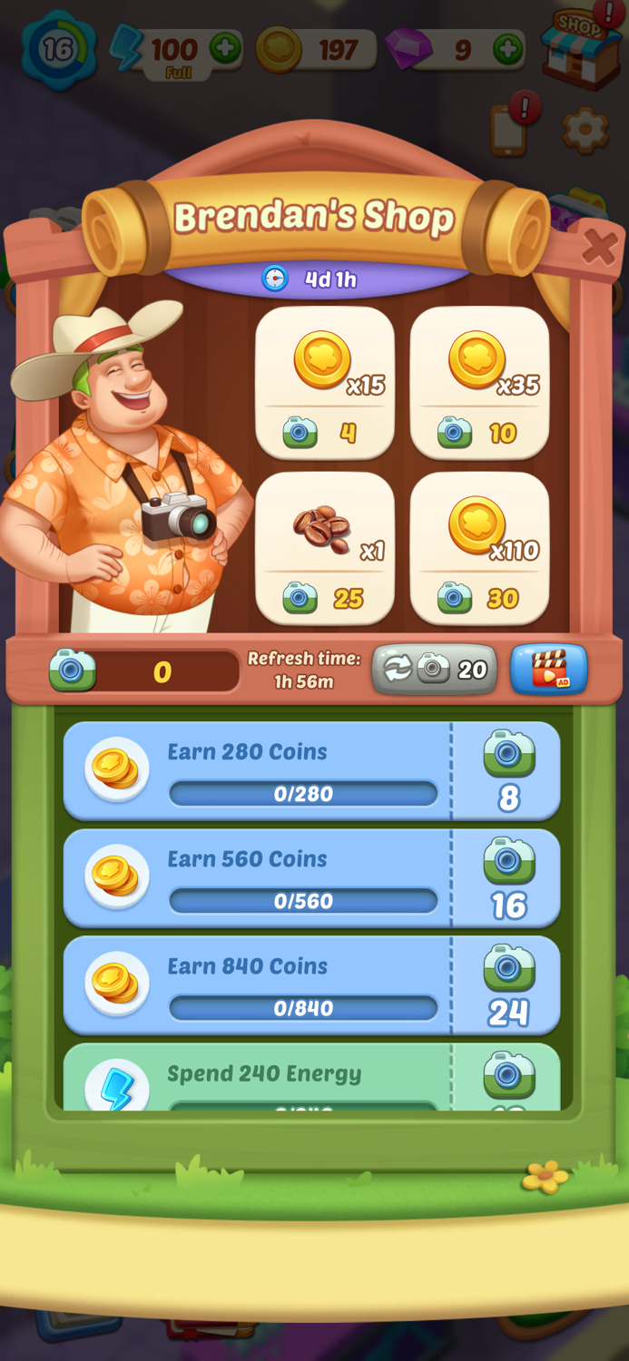 County Story Merge and Cooking