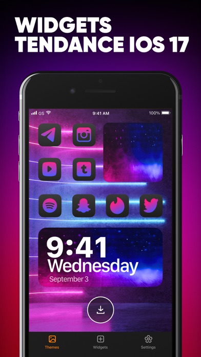 Screenshot #1 pour ThemeOn・color widgets, icons
