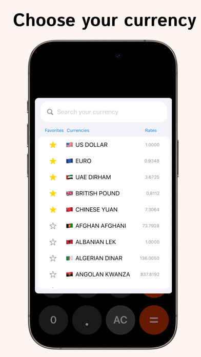 CalcuRate Screenshot