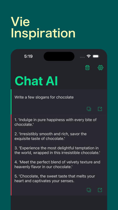 Screenshot #3 pour ChatPro - Chatbot IA Francais