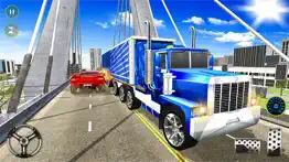 3d cargo truck driving iphone screenshot 4