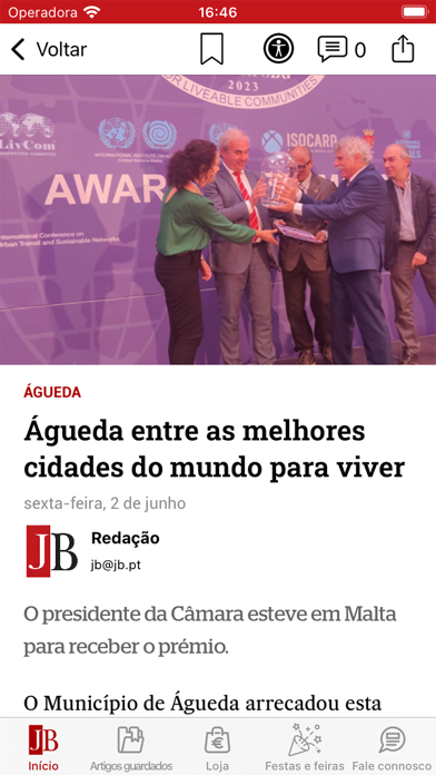 Jornal da Bairrada Screenshot