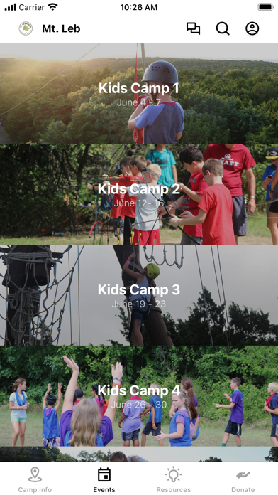 Mt. Lebanon Camp Screenshot