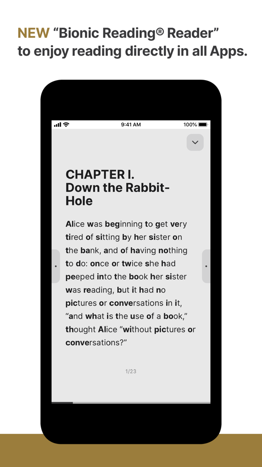 #4. Bionic Reading® (iOS) 由: Bionic Reading AG