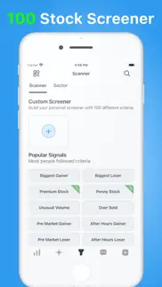 fiviews - stock screener iphone screenshot 1