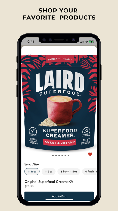 Laird Superfood, Inc. Screenshot