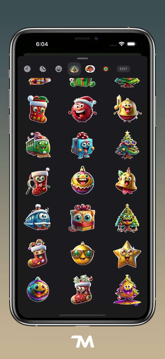 Christmas Trees Stickers