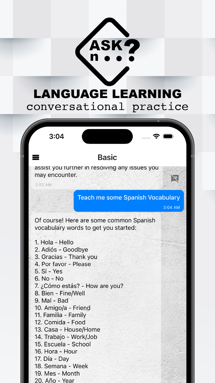 Chatting AI Chatbot w AskN AI