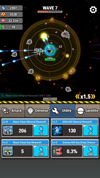 Earth Defense : Idle Simulator