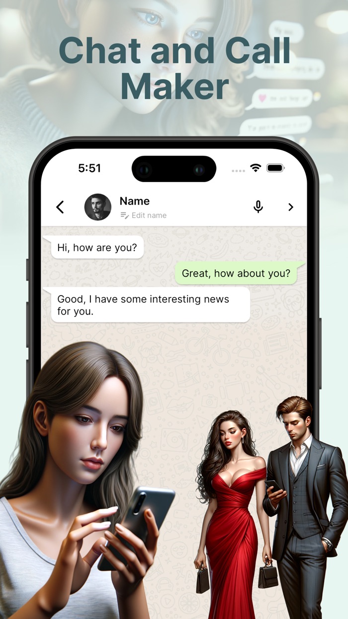 Love Story Chat Texting Game