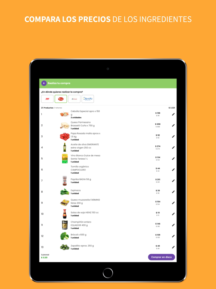 Chef Digitales recetas cocina