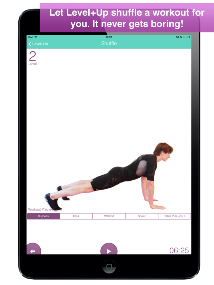 LevelUp Exercise Workout