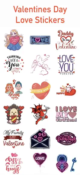 Game screenshot Valentines Day - Love Stickers hack