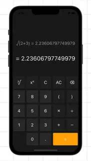 simple square root calculator iphone screenshot 3