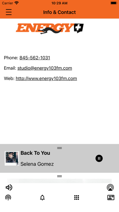 Energy 103 WJGK Screenshot
