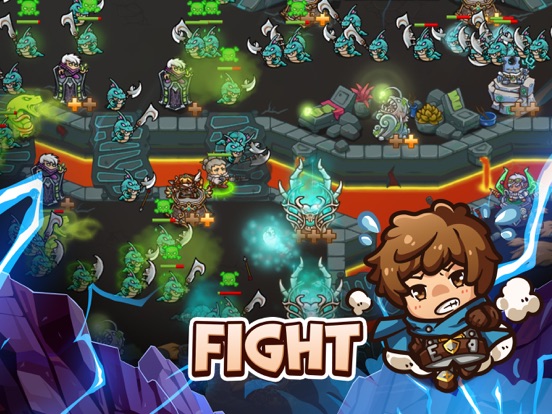 Crazy Defense Heroes: RPG TD iPad app afbeelding 3