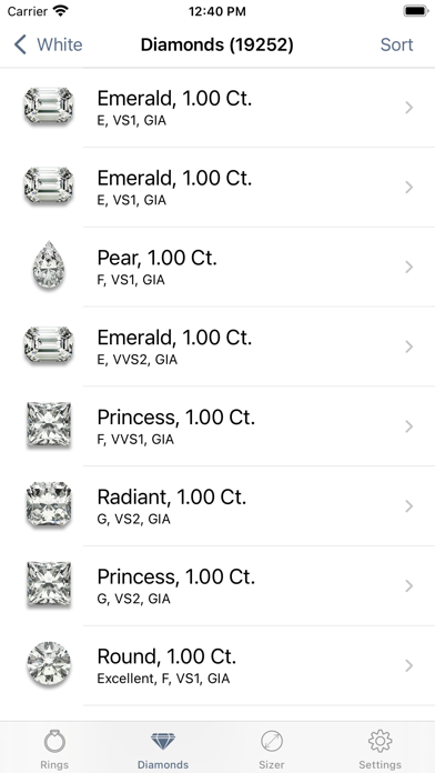 Engagement Rings Screenshot