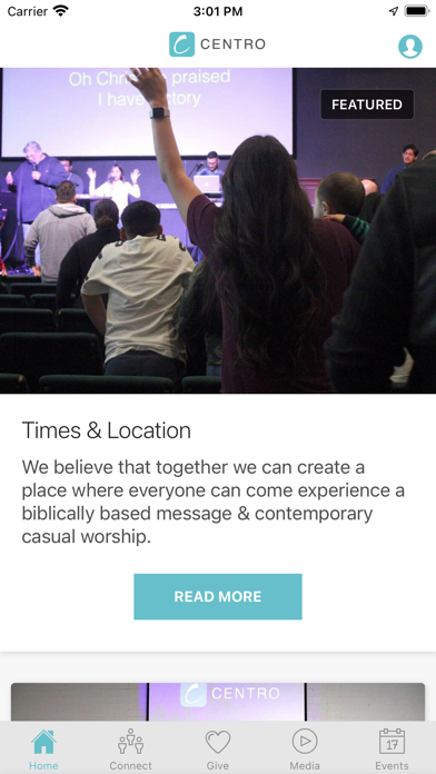 Centro Church Dallas Screenshot