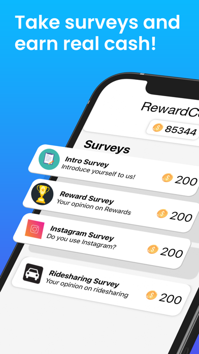 RewardCoins - Surveys for Cash Screenshot