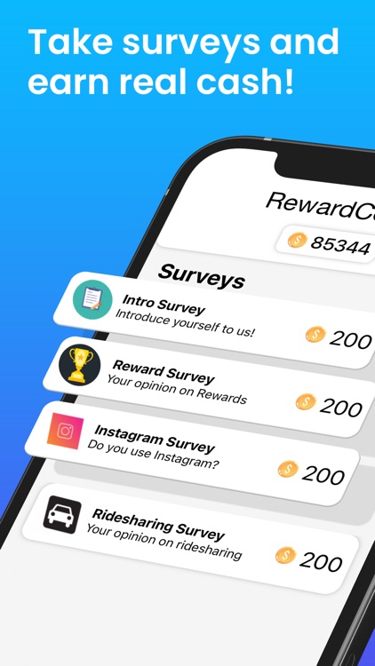 RewardCoins - Surveys for Cash