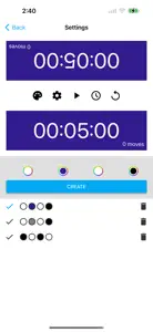 Blitz Chess Clock screenshot #2 for iPhone