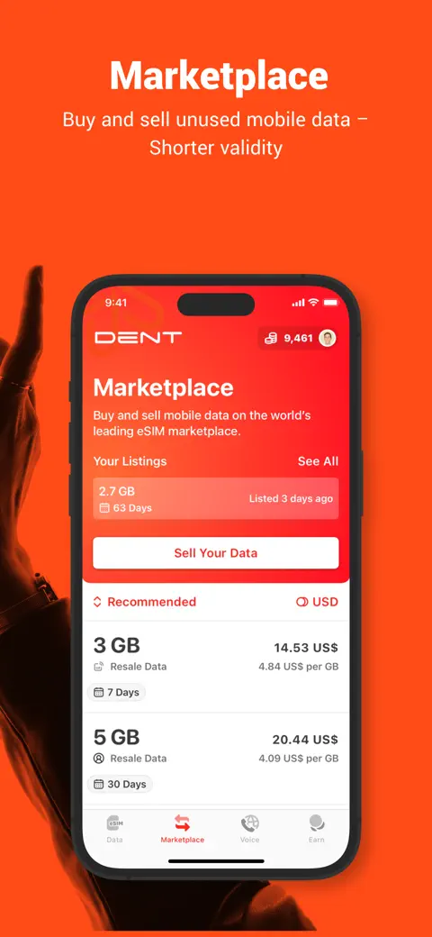 DENT eSIM Phone Internet