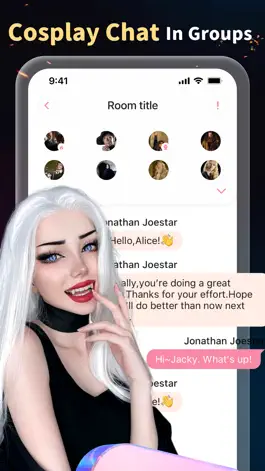 Game screenshot RoleChat - Text,Call,Meet hack