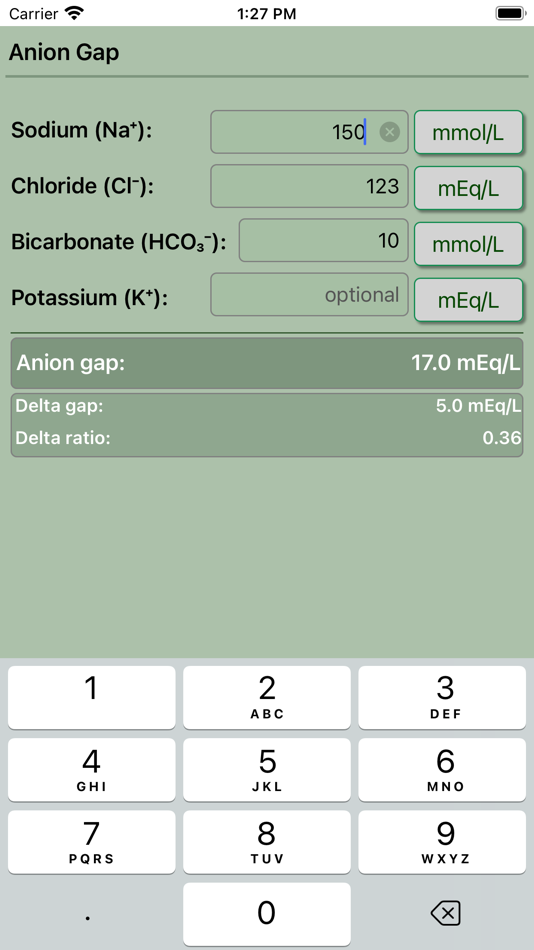 #7. Anion Gap Calculator Pro (iOS) 由: Krzysztof Gwiazda