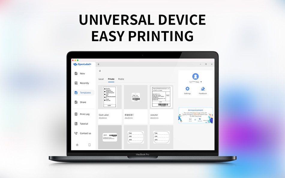 #1. OpenLabel+ (macOS) بواسطة: 厦门捷昕智能技术有限公司
