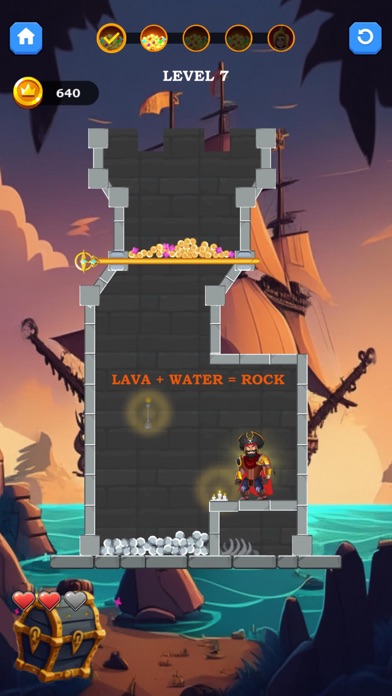 Pirate Treasure: Pull the Pin Screenshot