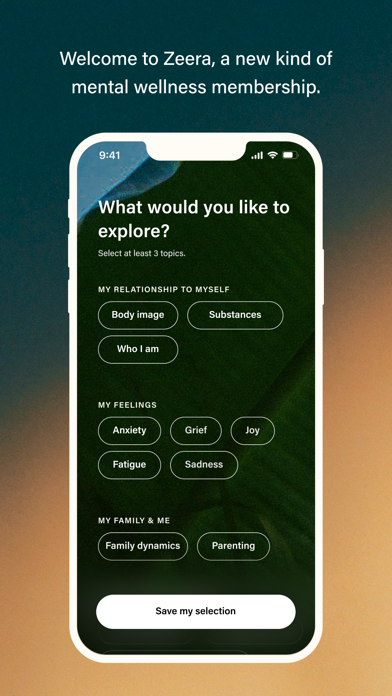 Zeera: Mental Health Screenshot