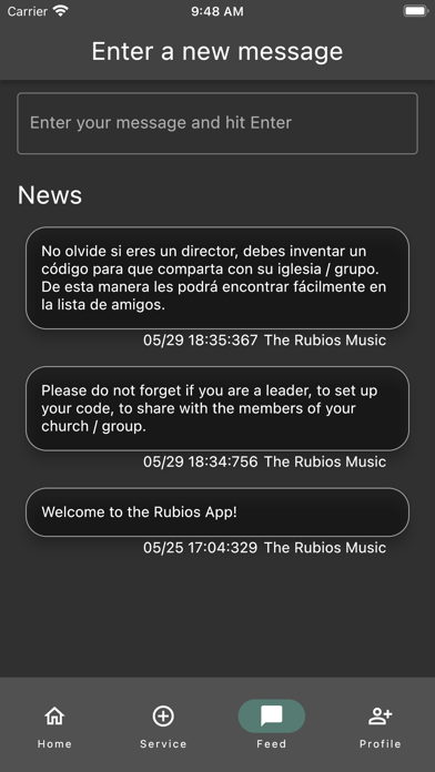 Christian Church Choir App Screenshot