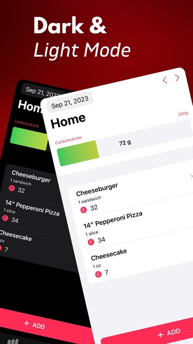 Carb Tracker+ Screenshot