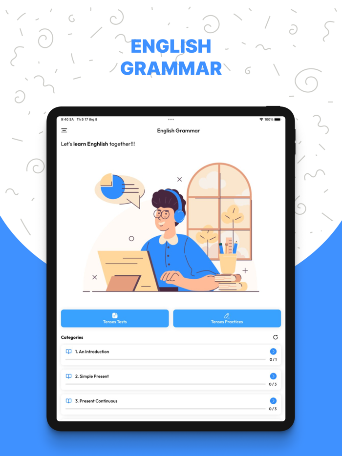 English Grammar - Tenses Test