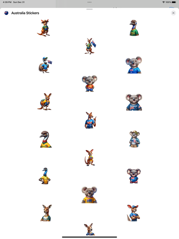 Screenshot #4 pour Australia Stickers