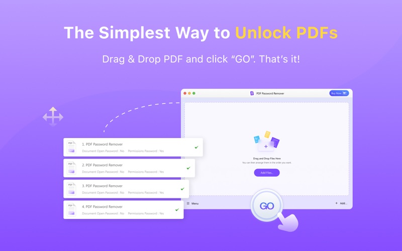 aJoysoft PDF Password Remover Screenshot