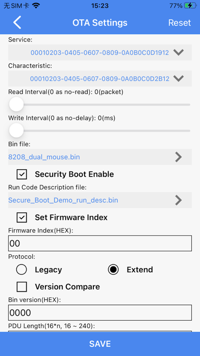 TelinkBleOTA Screenshot