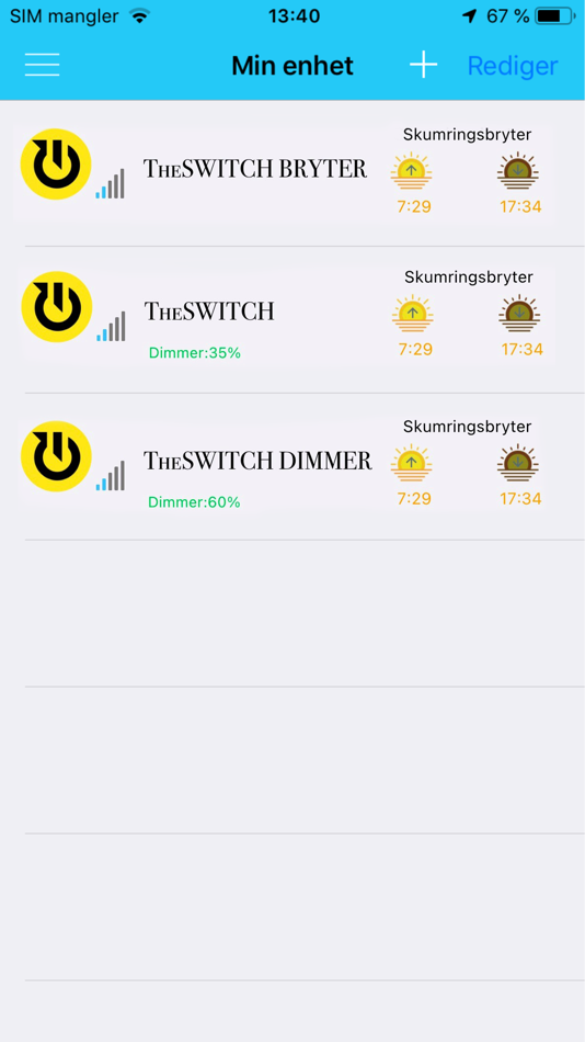 #3. TheSWITCH (iOS) 由: GYLLING TEKNIKK AS