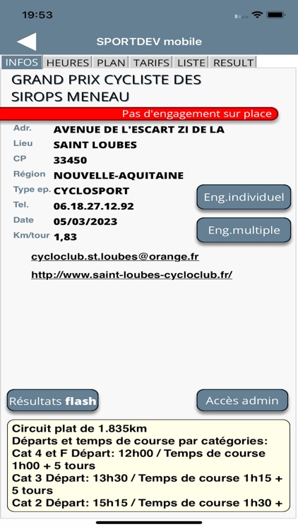 SPORTDEVmobile screenshot-3