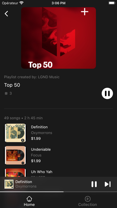 LGND Music Screenshot