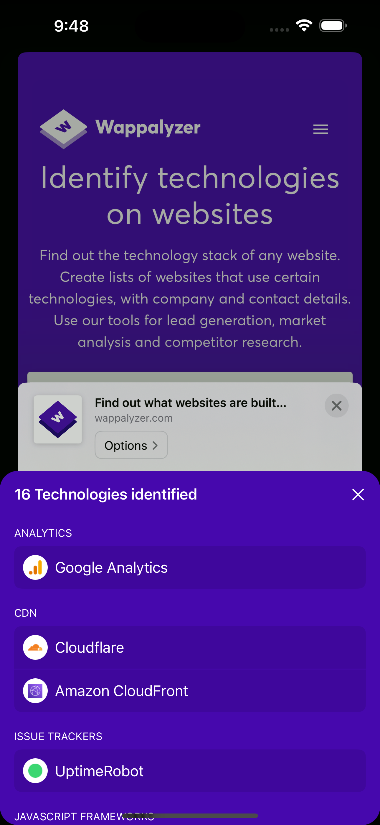 Wappalyzer