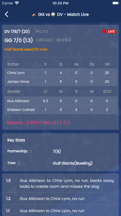 Smartcric - Live Cricket Screenshot